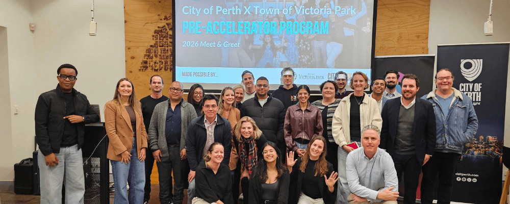 2026 City of Perth Plus Eight Pre-Accelerator cohort of 21 emerging entrepreneurs
