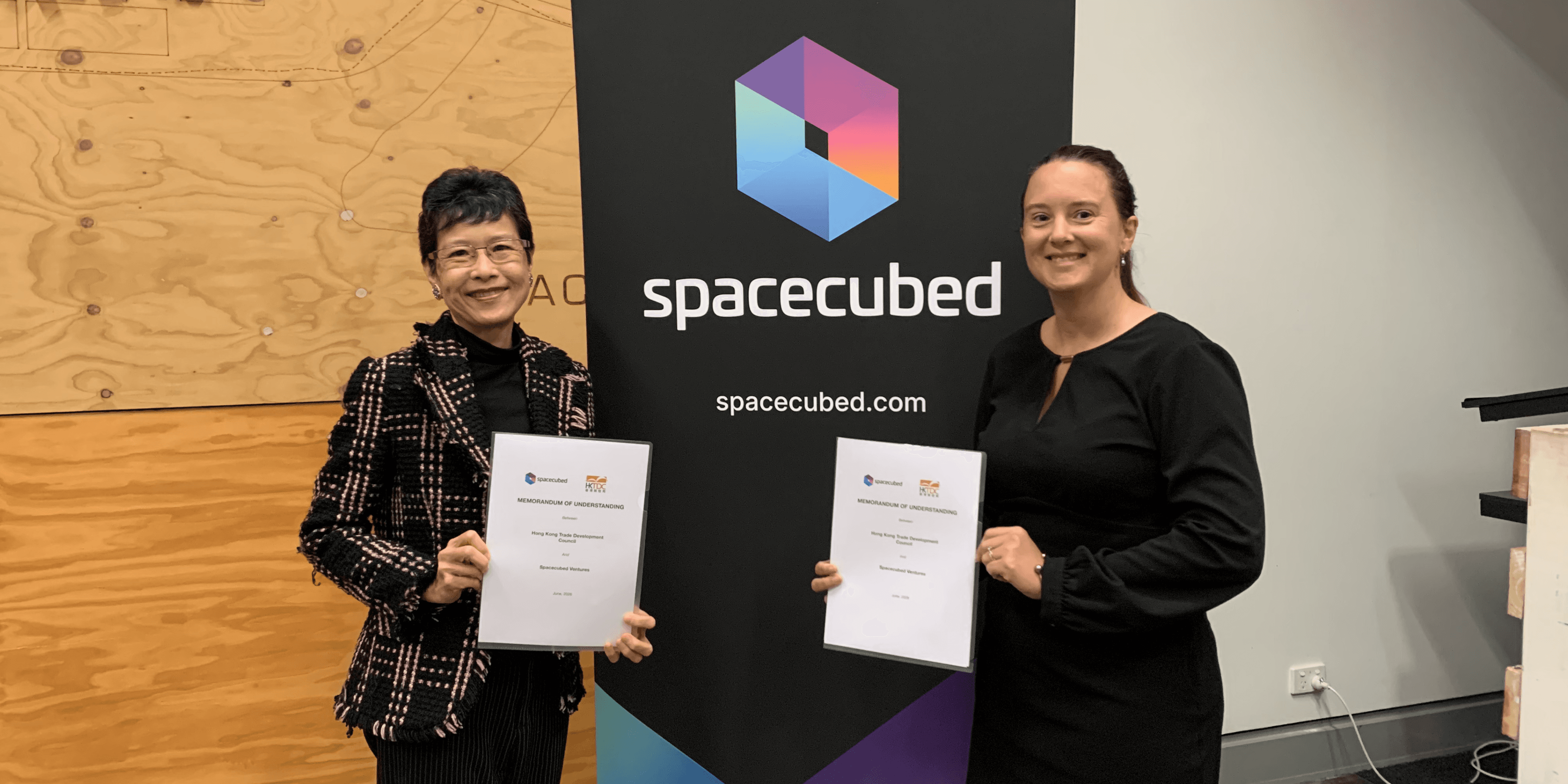 Spacecubed signs MoU with Kong Kong Trade Development Council