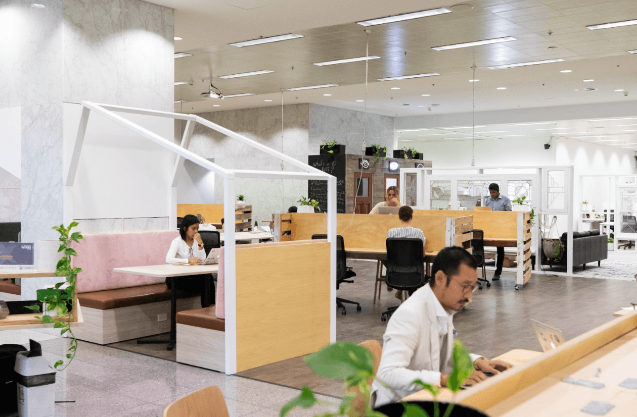 Riff innovation hub coworking space interior, Spacecubed HQ, Perth CBD
