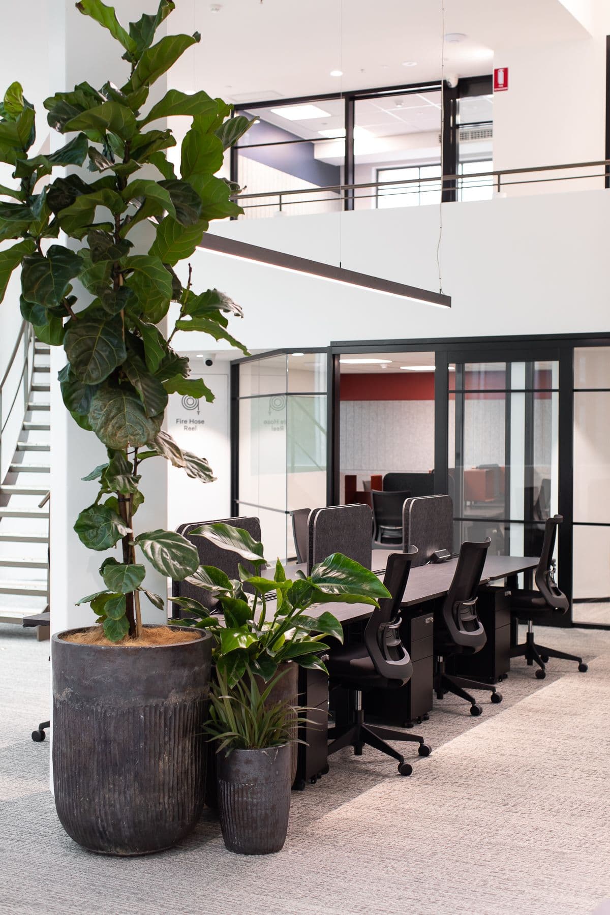 Private office space is available at Fern